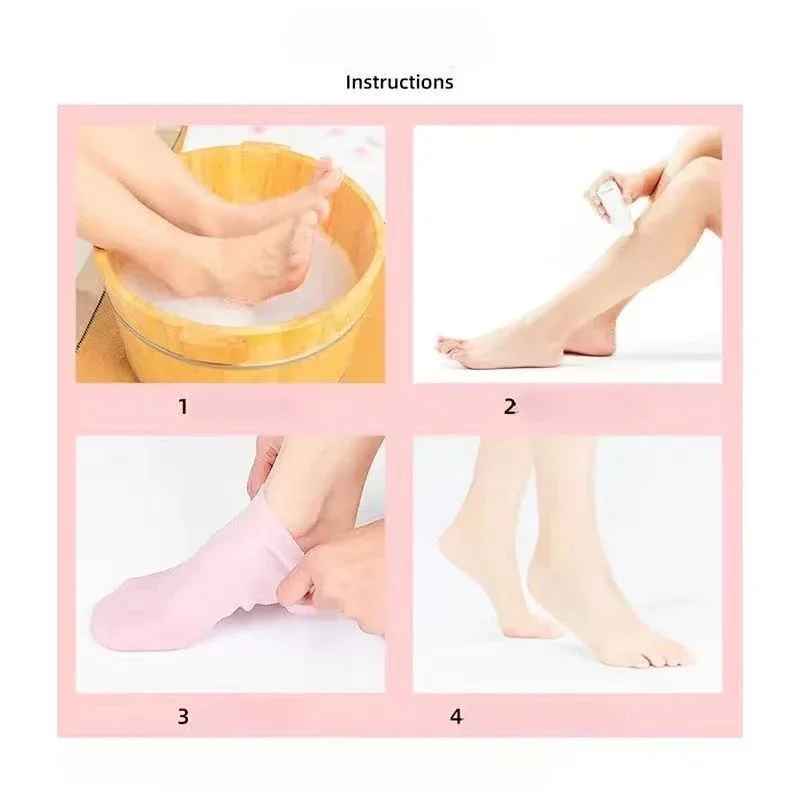 Silicone Moisturizing Socks