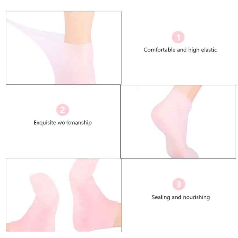 Silicone Moisturizing Socks