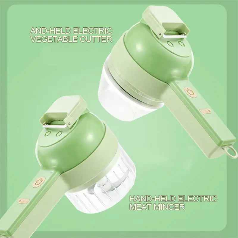 Electric Vegetable Cutter Set Durable Chili Vegetable Crusher