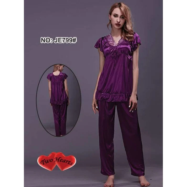 Smooth Chic Satin Silk Night Wear