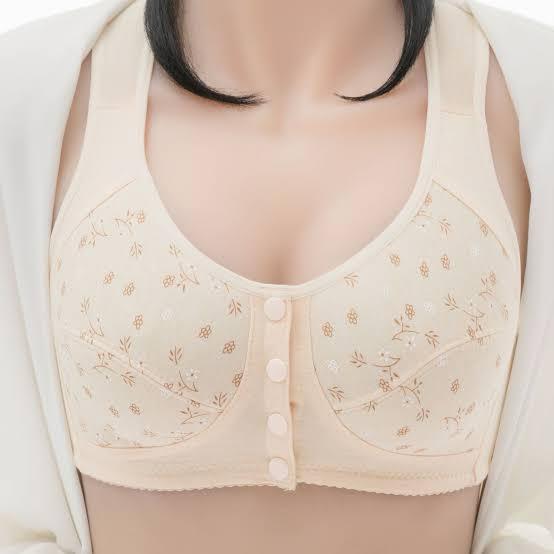 Front Open Padded Bra with button