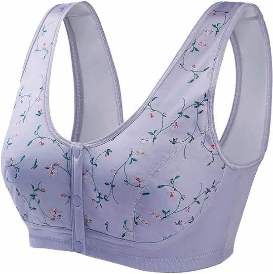 Front Open Padded Bra with button