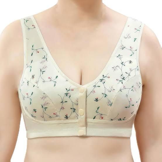 Front Open Padded Bra with button